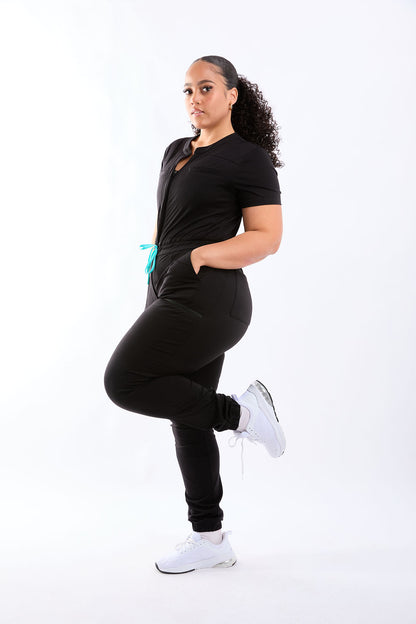 Zuri Eight Pocket Scrub Jumpsuit