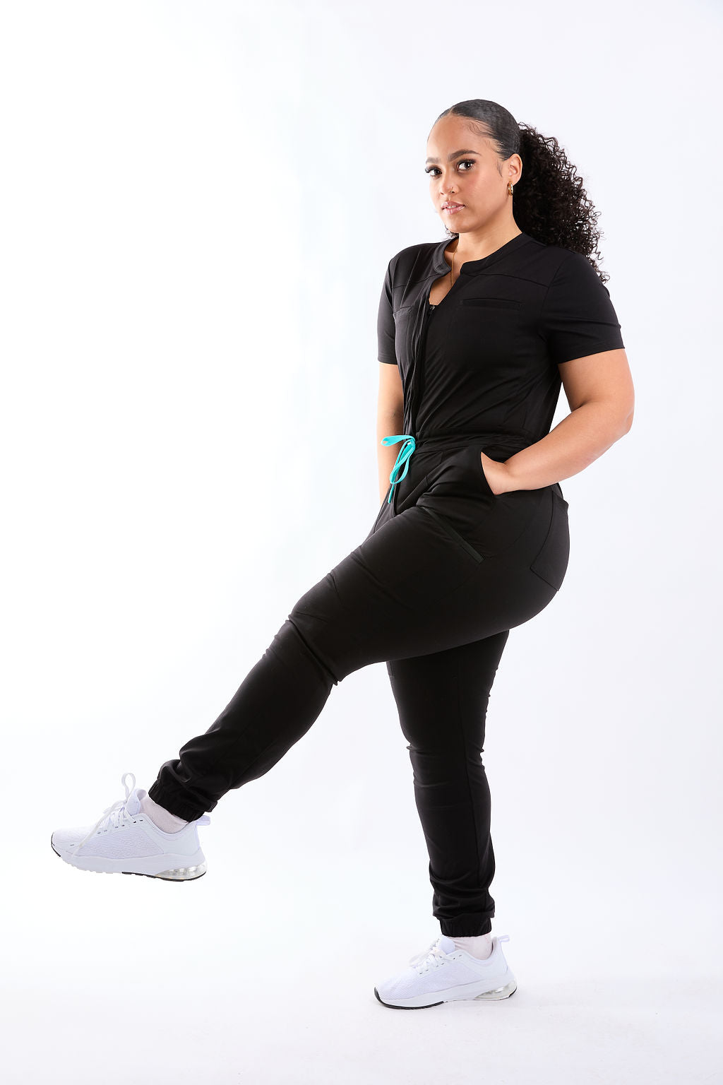 Zuri Eight Pocket Scrub Jumpsuit