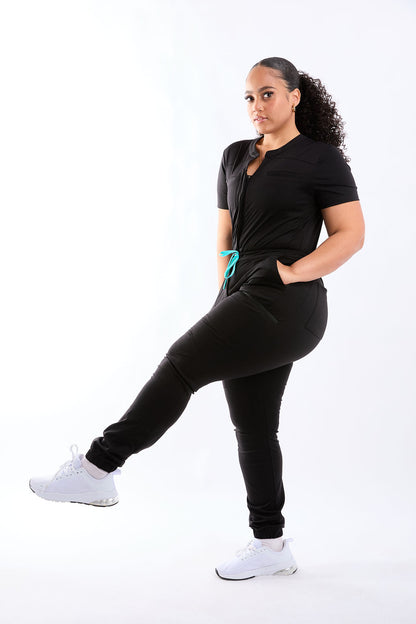 Zuri Eight Pocket Scrub Jumpsuit