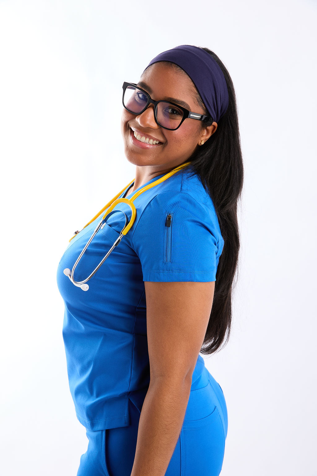 Zuri Two Pocket Scrub Top