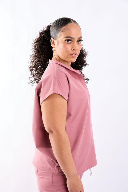Amara Two Pocket Oversized Scrub Top
