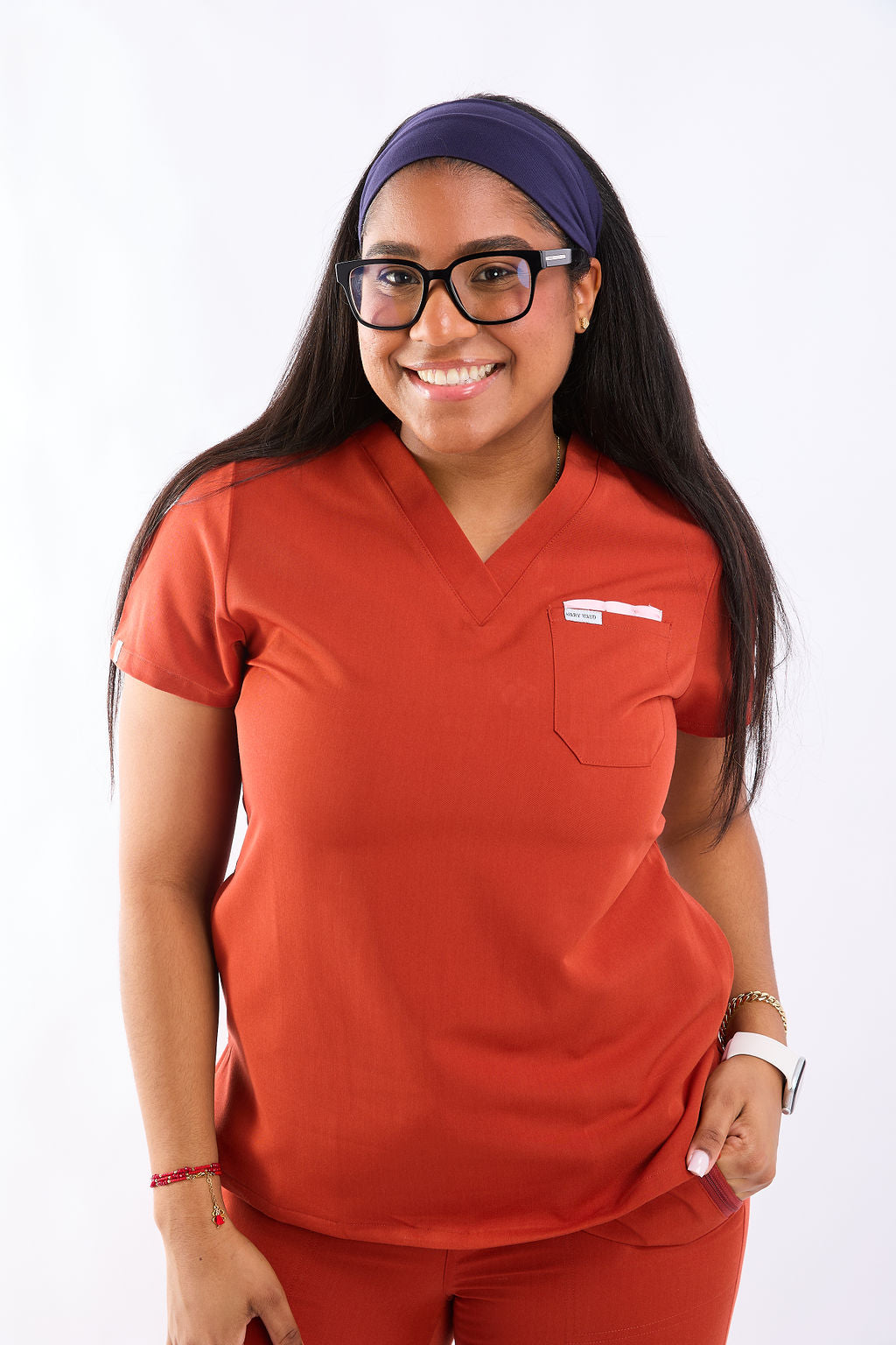 Yara Three Pocket Scrub Top