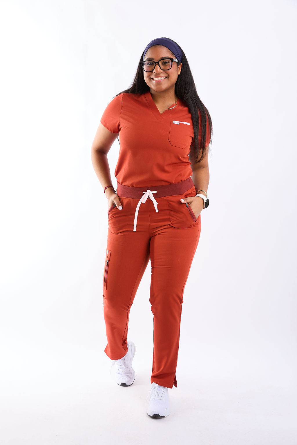 Yara Three Pocket Scrub Set with Cargo pants