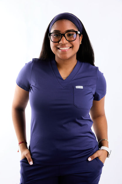 Zuri Two Pocket Scrub Top