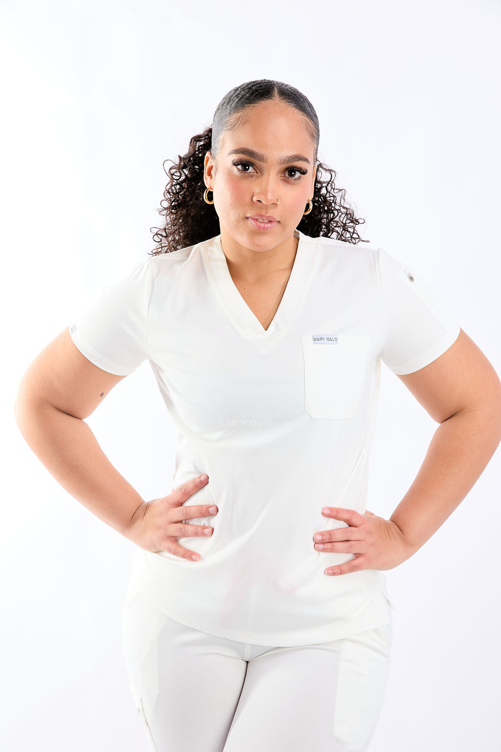 Zuri Two Pocket Scrub Top
