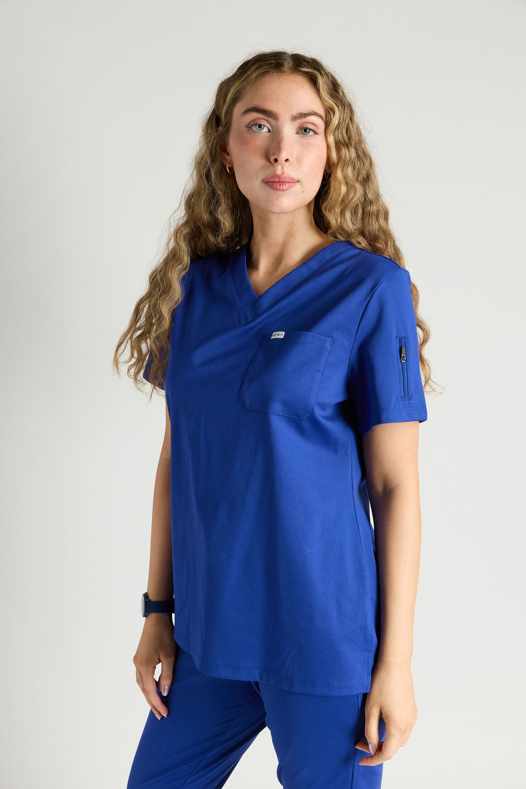 Zuri Two Pocket Scrub Top