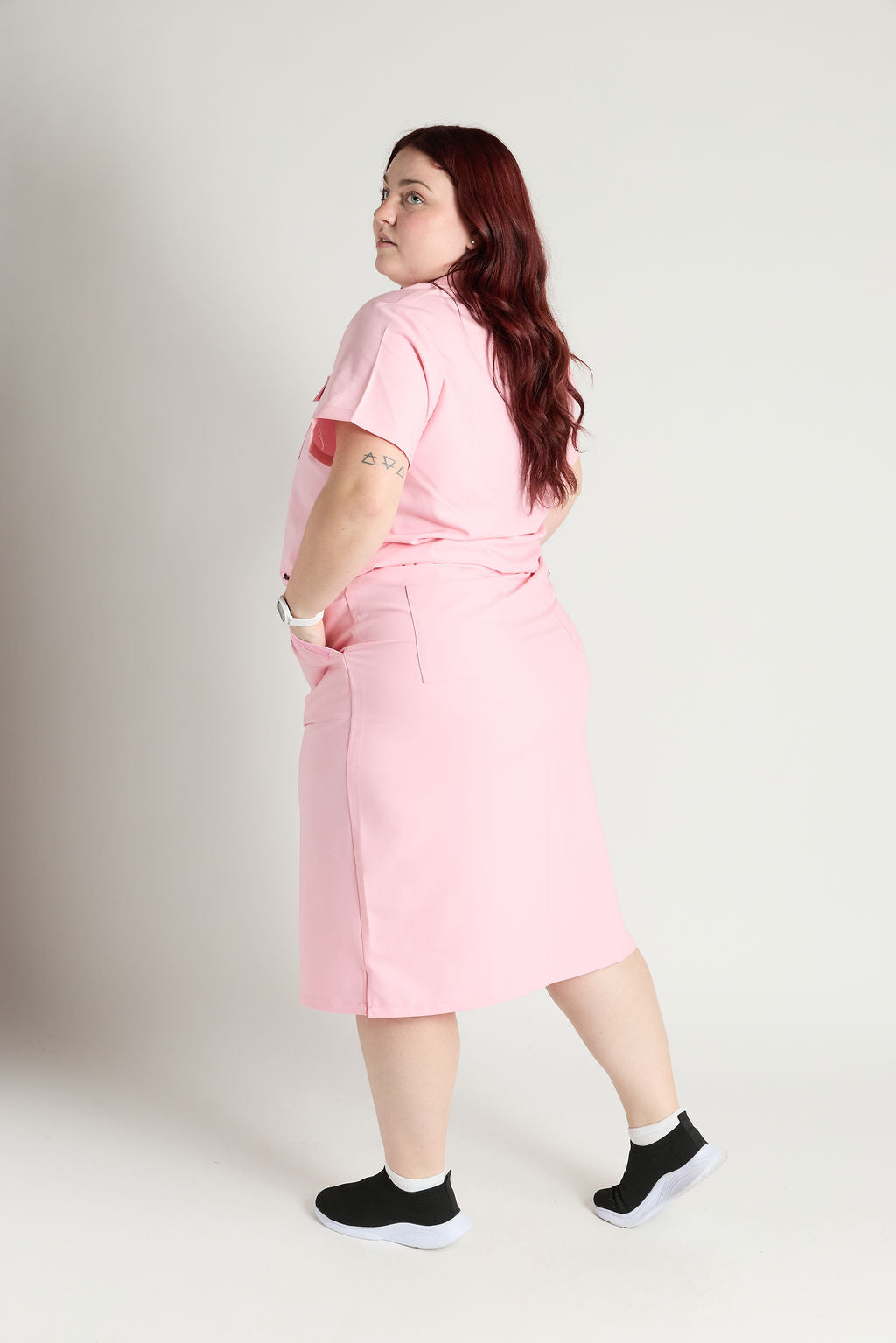 Yara Four Pocket Scrub Set with Skirt