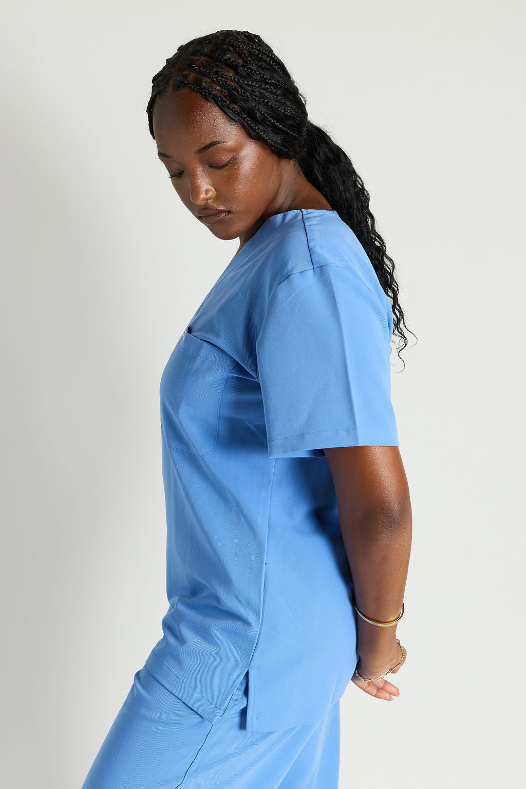 Azora Classic One Pocket  Scrub Top