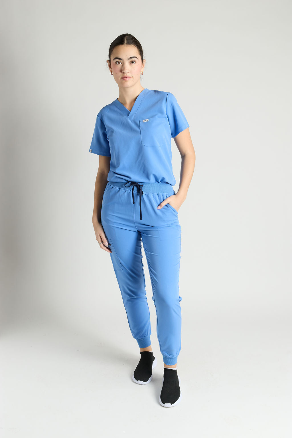 Azora Classic One Pocket  Scrub Top