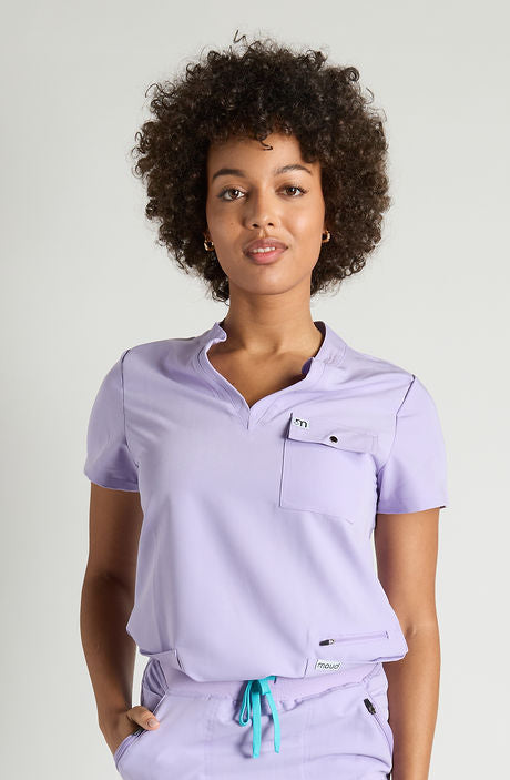 Yara Four Pocket V Neck Scrub Top