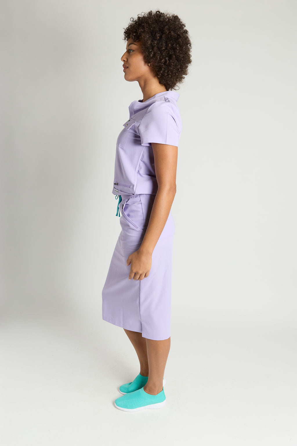 Yara Four Pocket V Neck Scrub Top