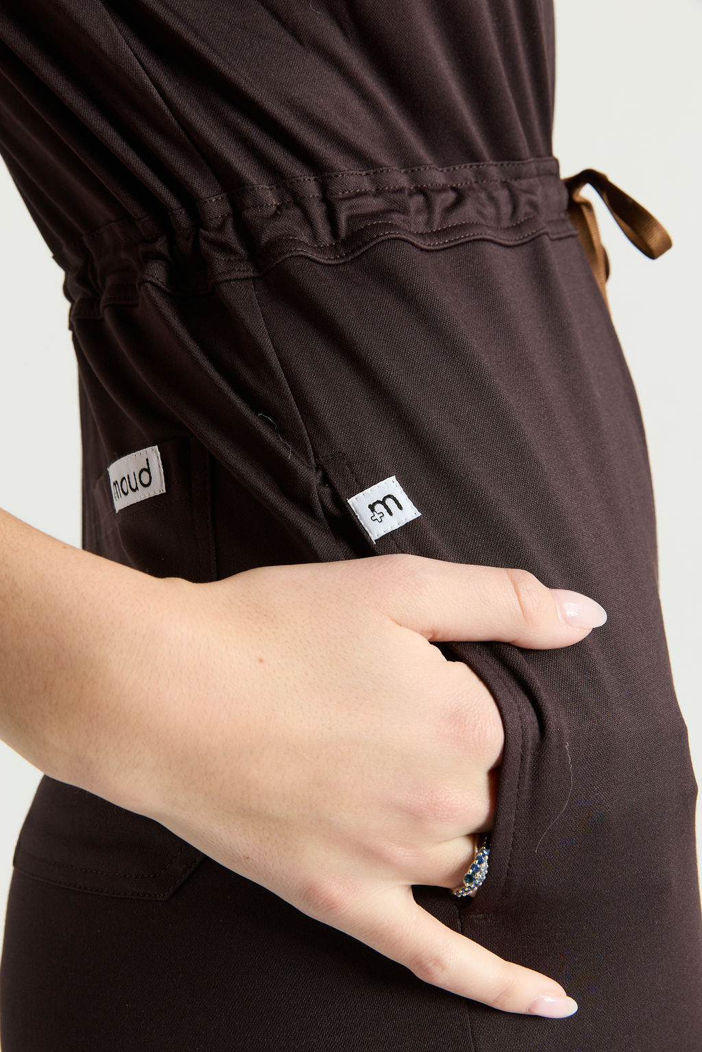 Zuri Six Pocket Scrub Jumpsuit