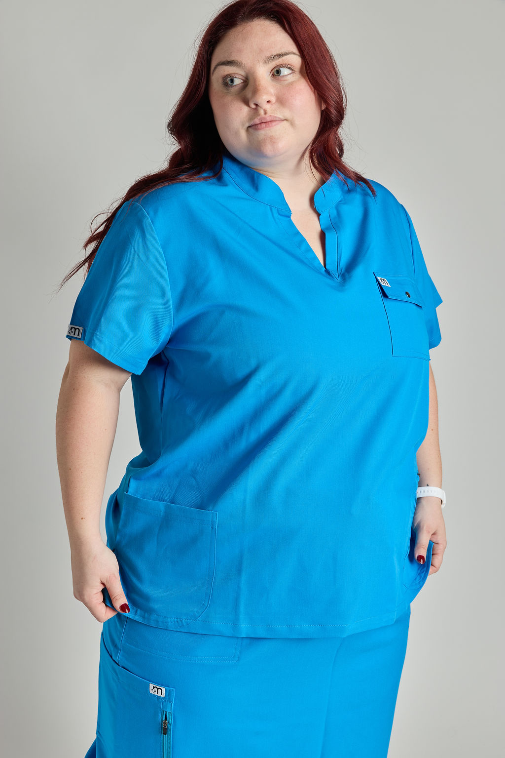Yara Four Pocket V Neck Scrub Top
