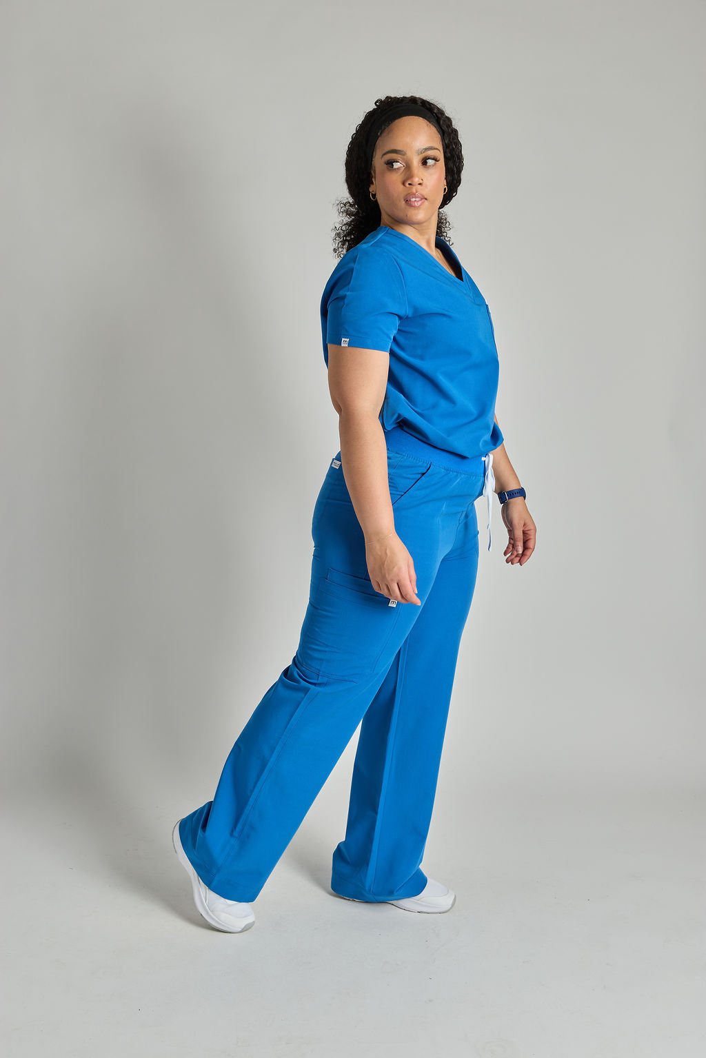 Yara Wide Leg Scrub Set