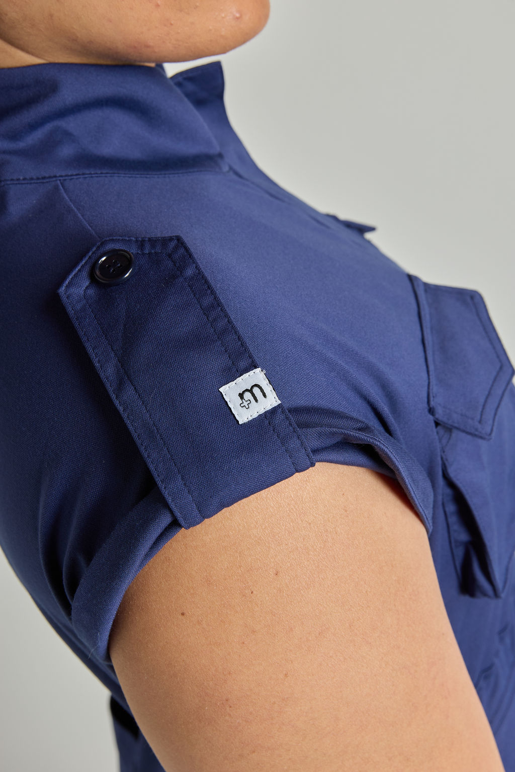 Zuri Six Pocket Scrub Jumpsuit