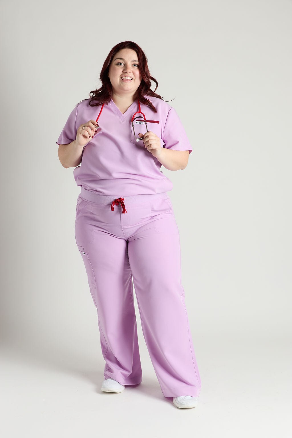 Yara Five Pocket Wide Leg Scrub Pants