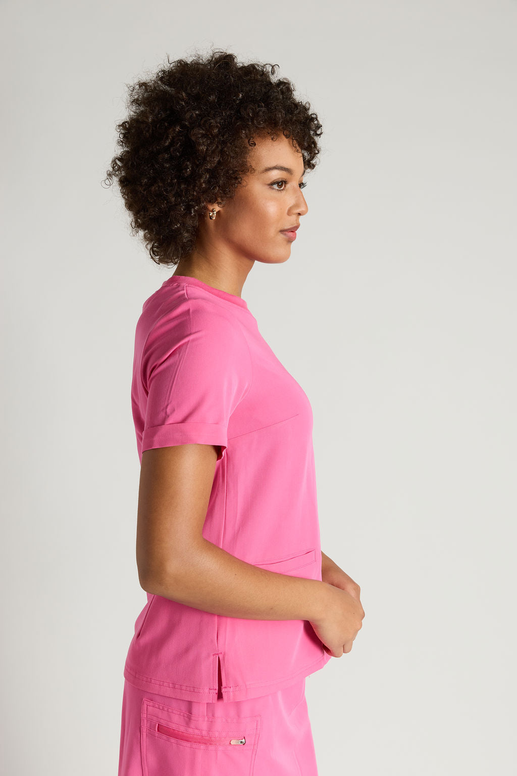 Elise Two Pocket Crew Neck Scrub Set