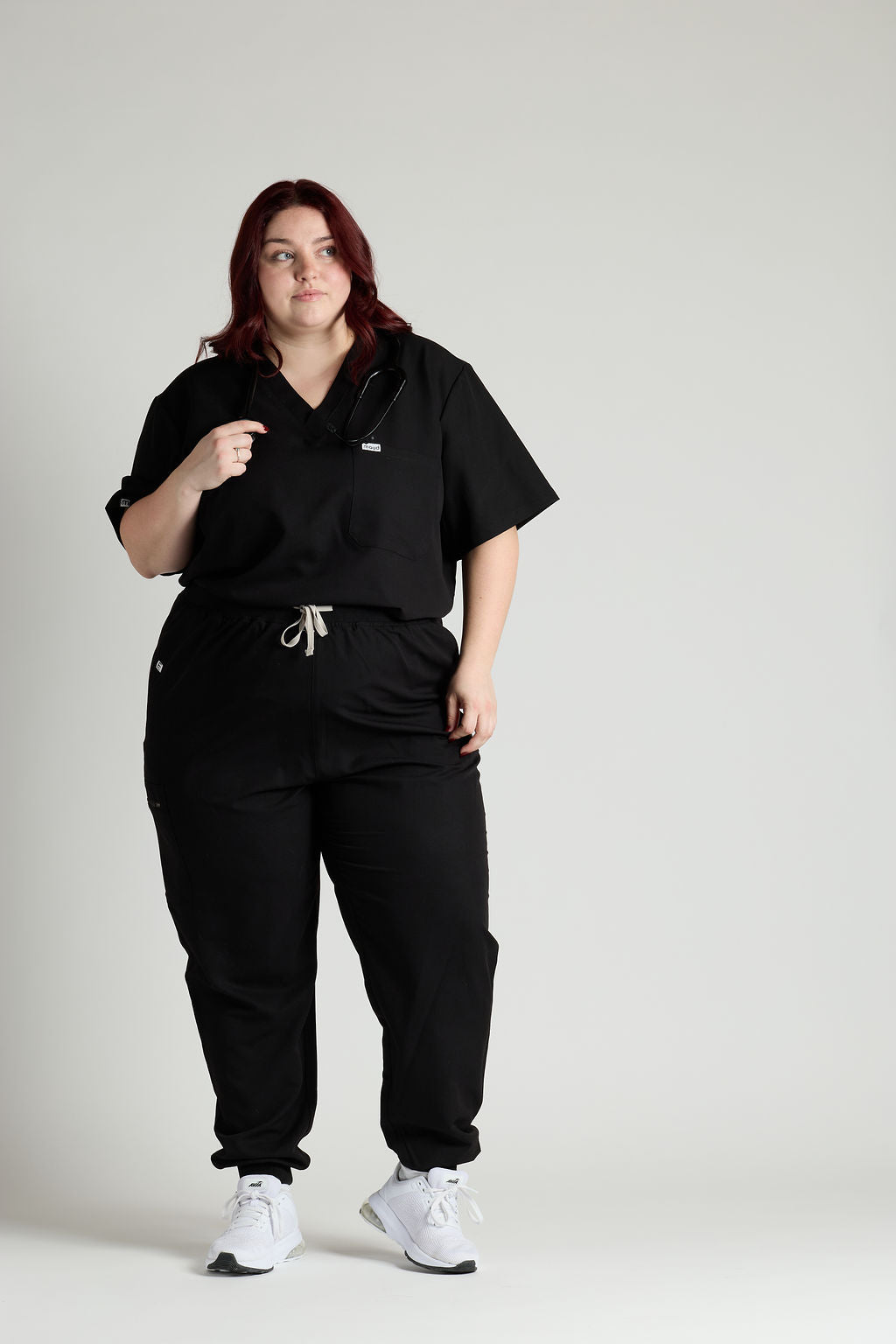 Azora Classic One Pocket  Scrub Top