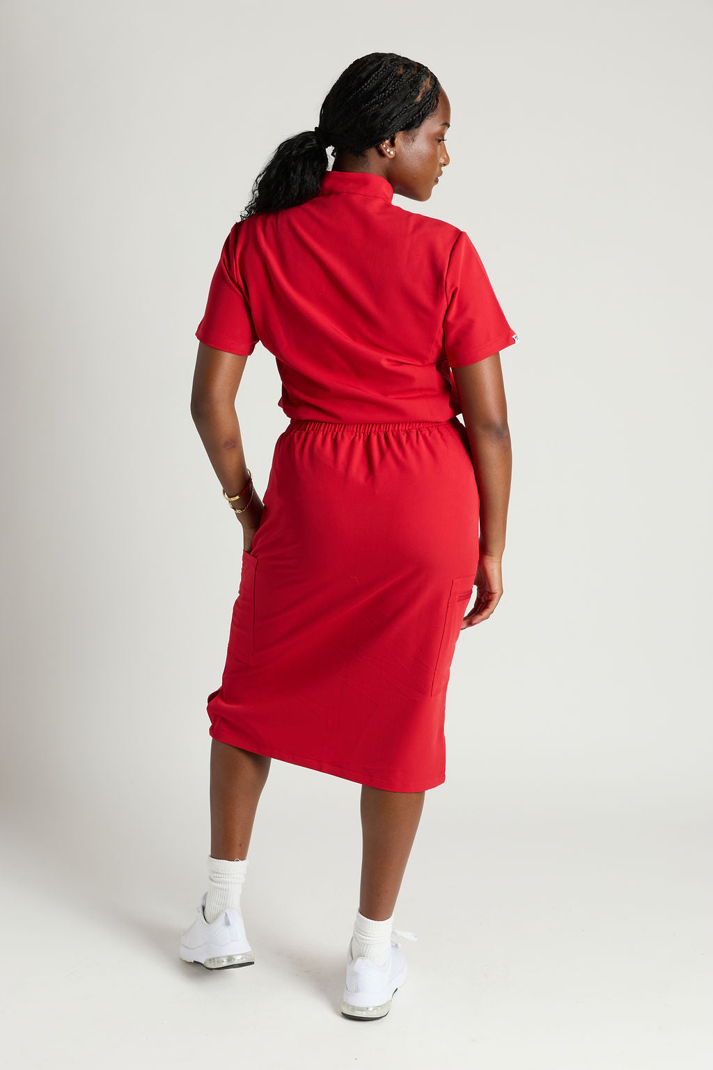Elise Three Pocket Scrub Skirt