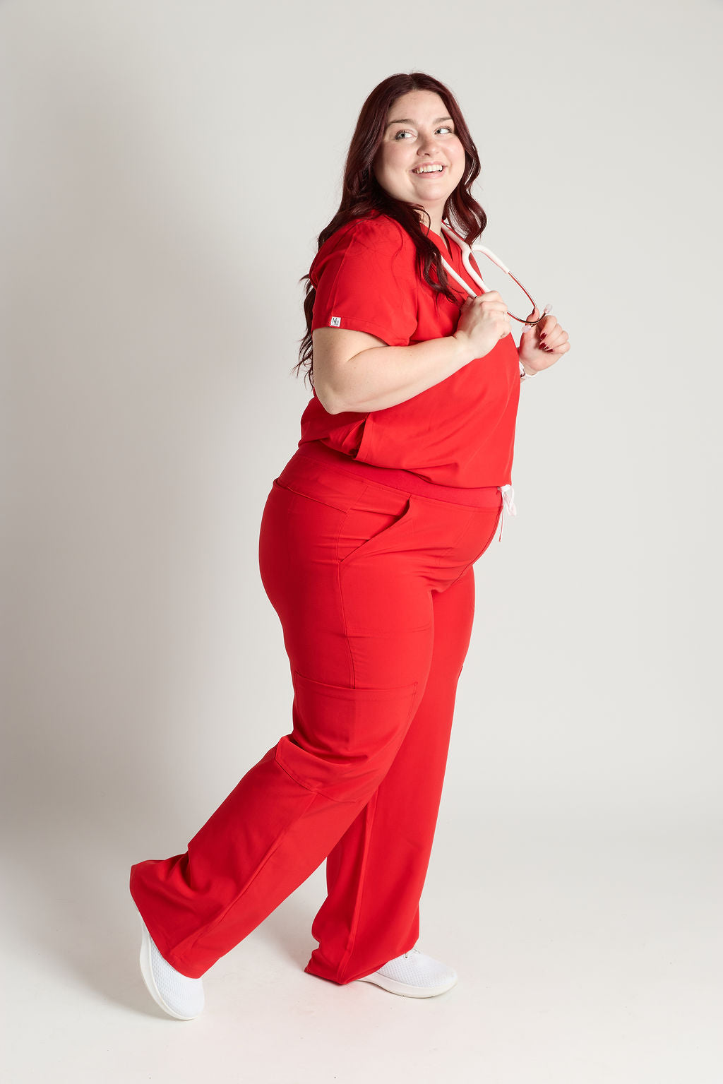 Yara Wide Leg Scrub Set