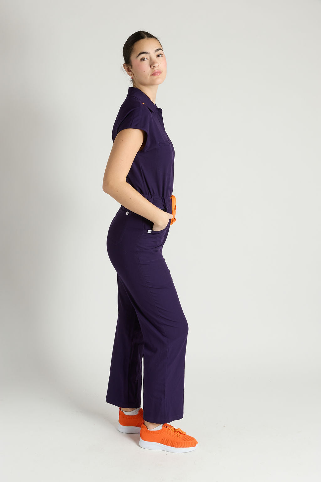 Sofia Eight Pocket Jumpsuit Scrub