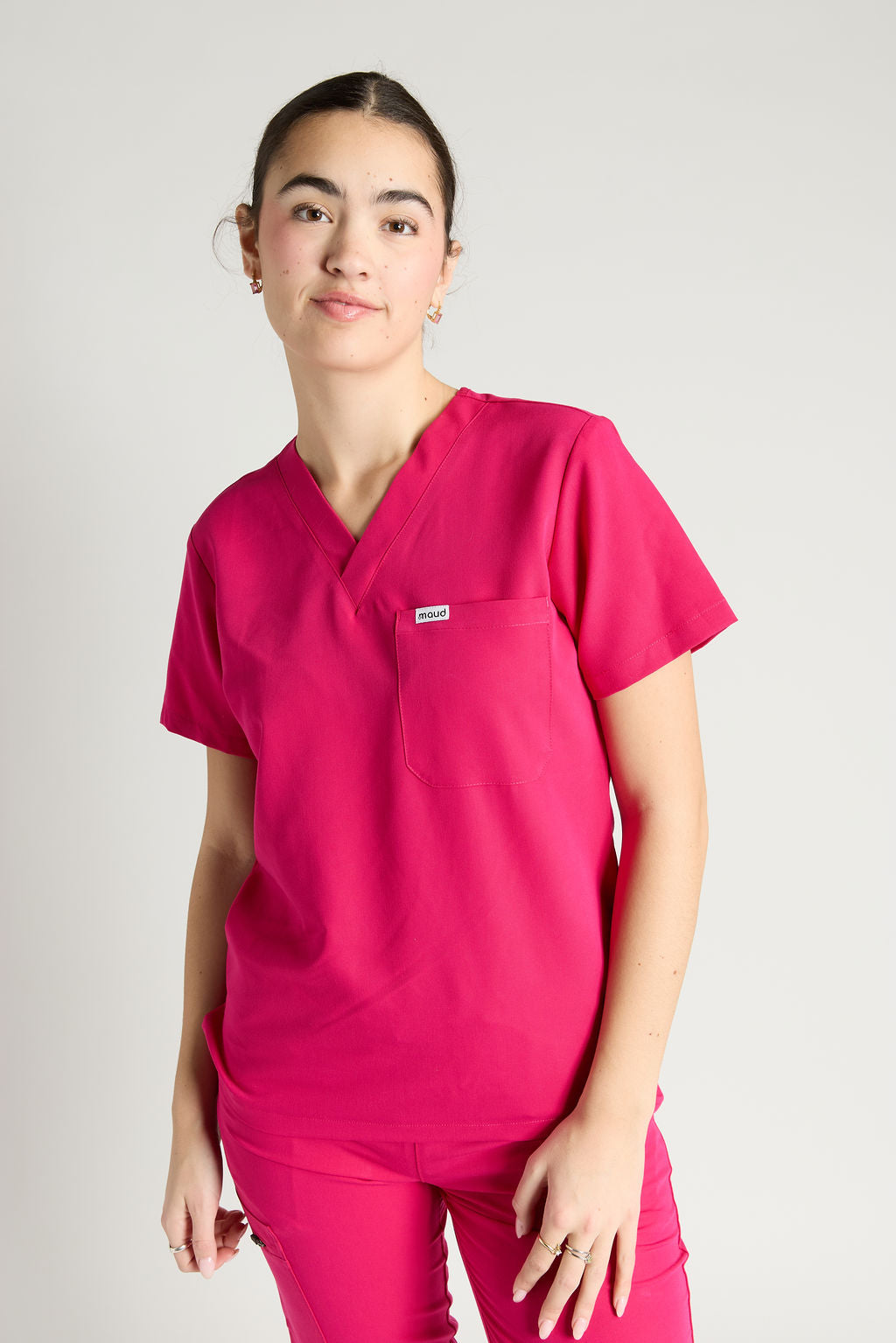 Azora Classic One Pocket  Scrub Top
