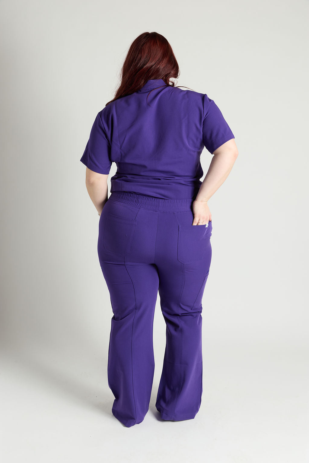 Azora Seven Pocket Boot Cut Scrub Pants