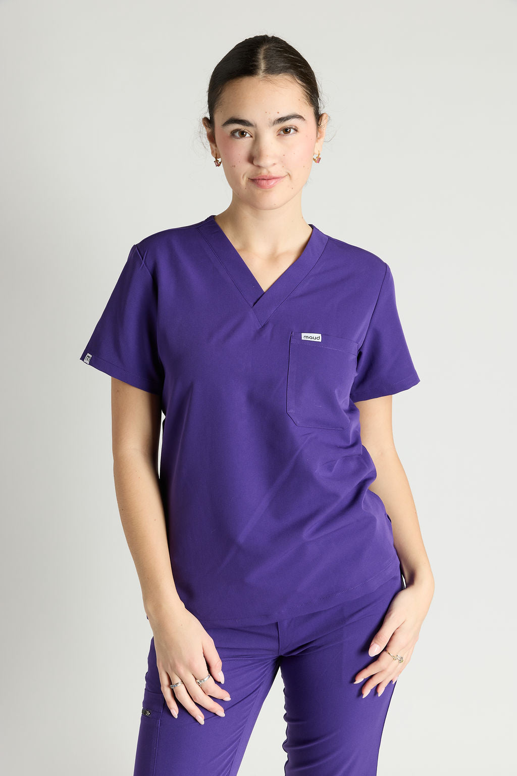 Azora Classic One Pocket  Scrub Top