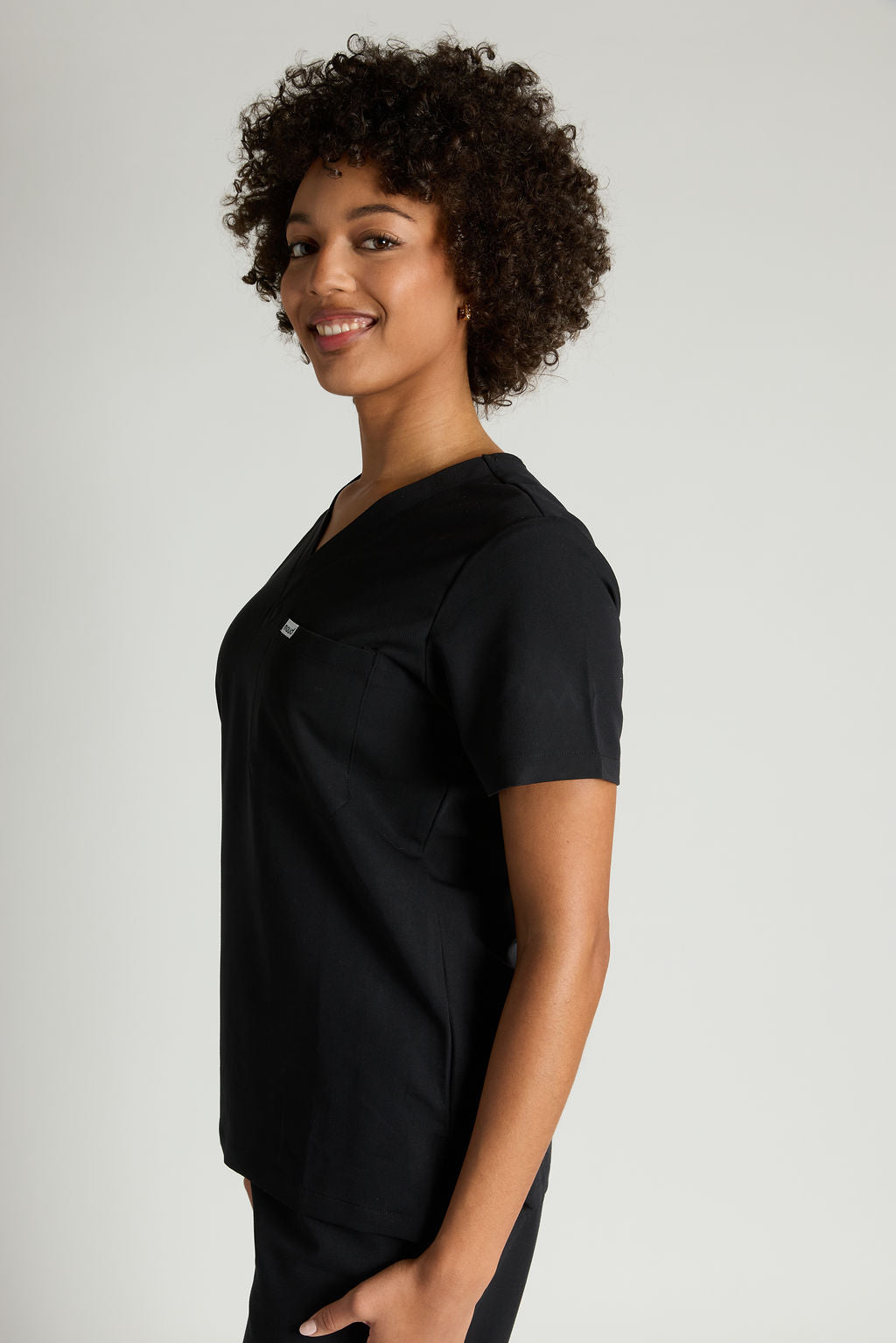 Azora Classic One Pocket  Scrub Top