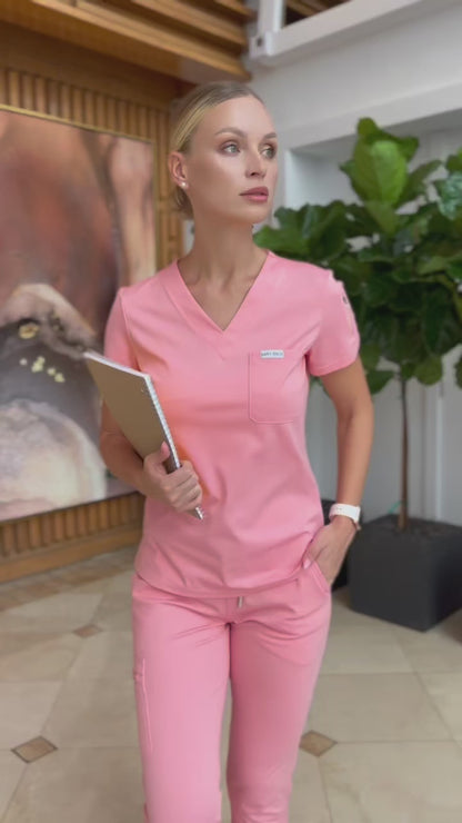 Zuri Two Pocket Scrub Top